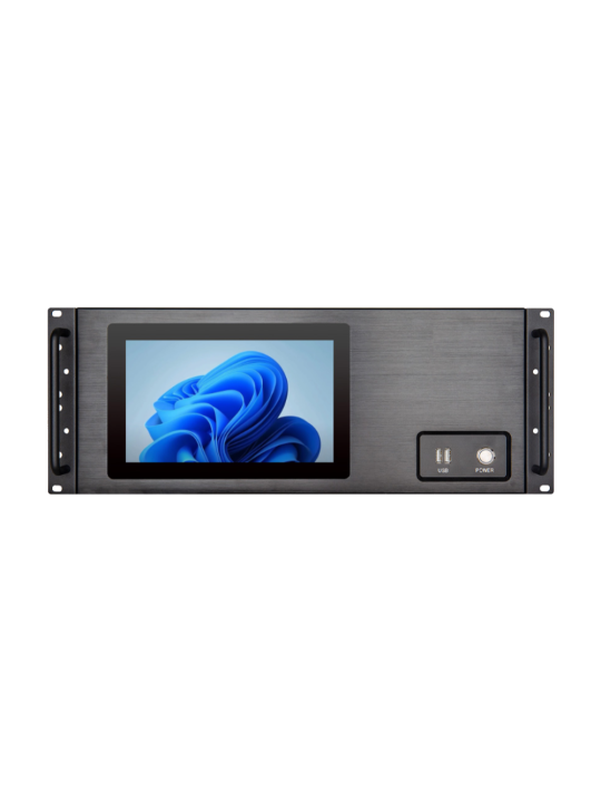 Industrieller Panel-PC Rack 9", 16:9, IP65, 12 ~ 36 V