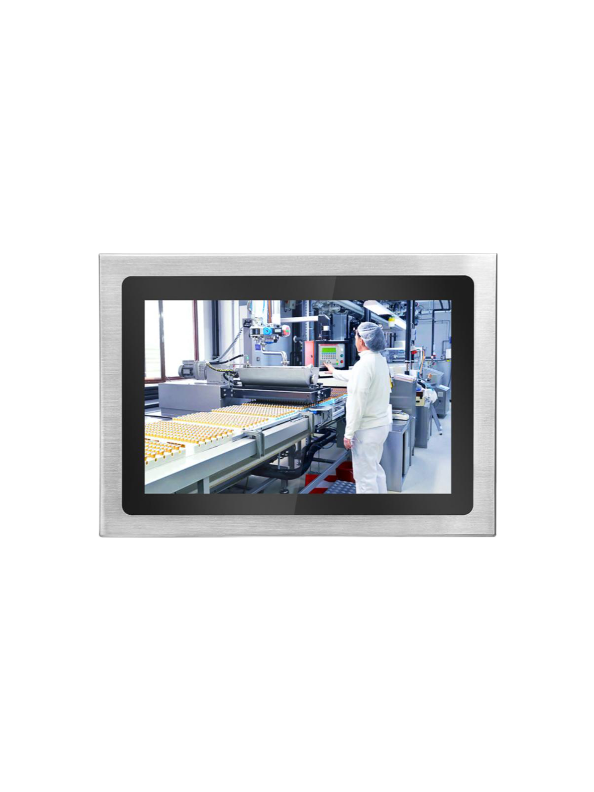 Edelstahl-Monitor 23.8" | IP67 vollständig | Touchscreen